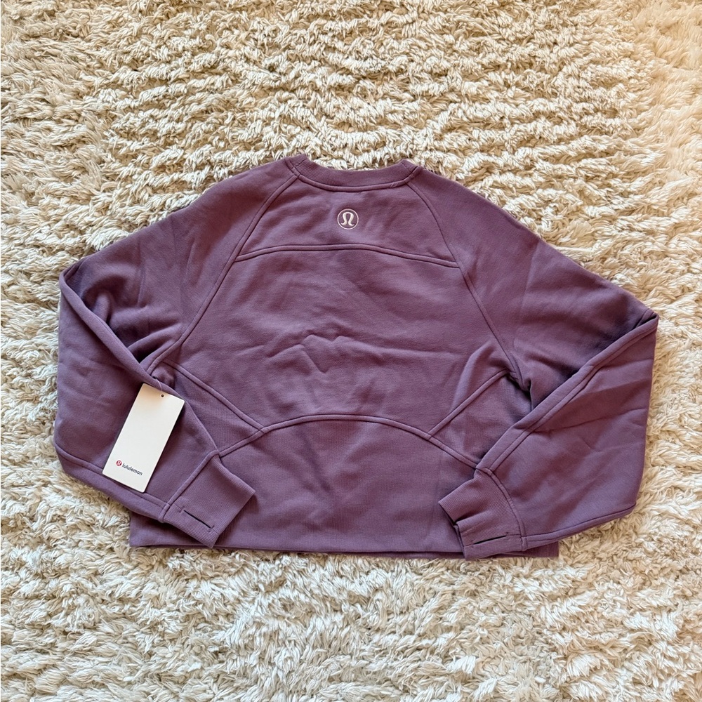 Lavender Lux Light Ivory Scuba Oversized Pullover *Wordmark Lululemon - Picture 5 of 7